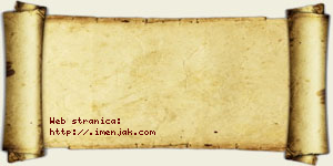 Anđela Maksić vizit kartica